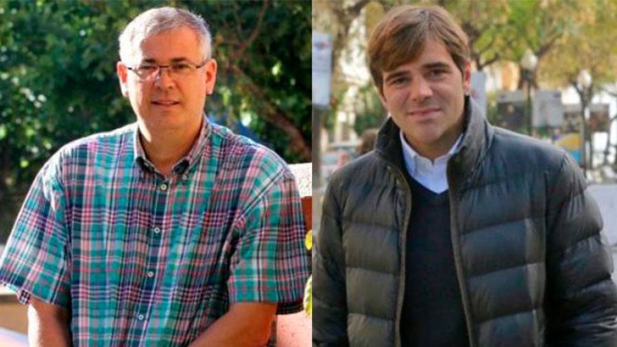 Jordi Sendra (esquerra) i Dídac Nadal, els dos possibles candidats a les primàries del PDeCAT per a l'alcaldia de Tarragona