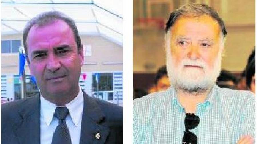 Izquierda: El exconcejal del PSC en Tarragona José Cosano se presenta por La Figuera. Derecha: Joan Sanahujes, exconcejal en Tarragona, aparece en las listas de Colldejou. Foto: DT