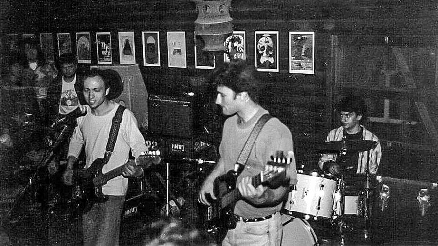 Imagen del primer concierto de Terraplane en La Traviesa en diciembre de 1992. FOTO: CEDIDA