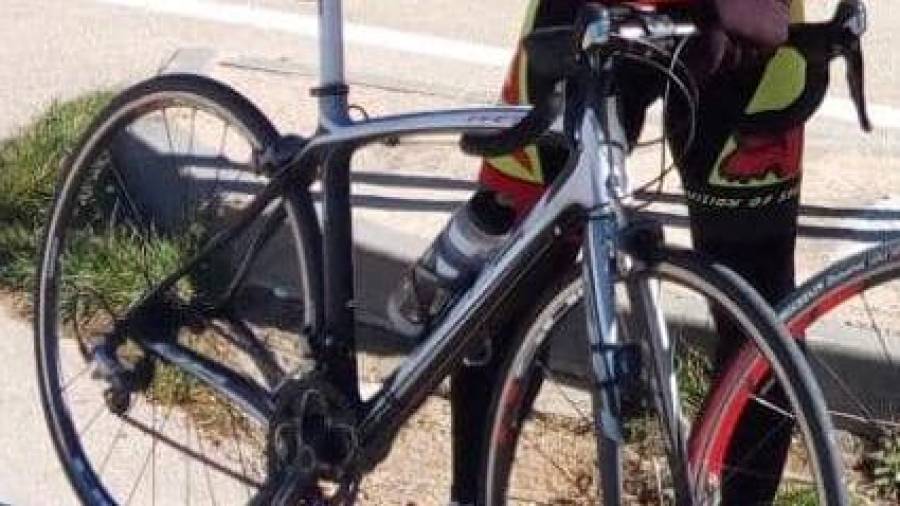 La bici robada en El Vendrell este sábado.