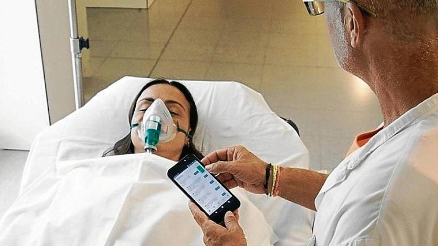 L’aplicació mòbil, de moment, només s’utilitza per a l’àrea de radiologia. FOTO: Hospital Sant Joan