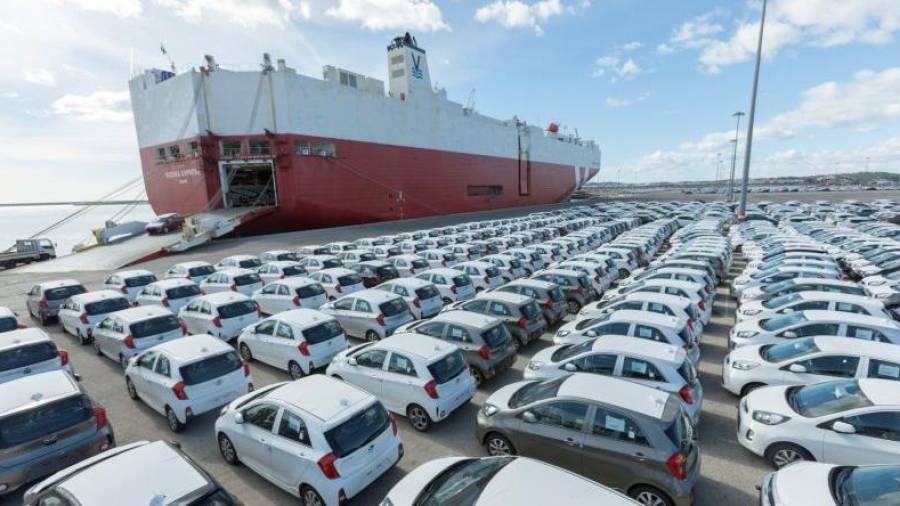 El tráfico de vehículos es uno de los que más ha aumentado en los últimos años en el Port de Tarragona. FOTO: DT