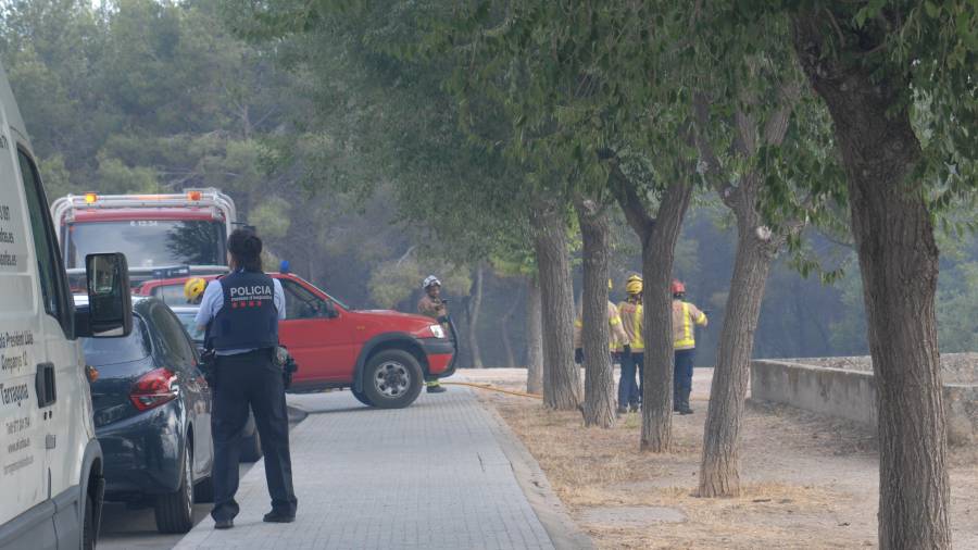 En los últimos años ha habido diversos incendios en la zona, como este del 8 de agosto del año pasado. Foto: Àngel Juanpere