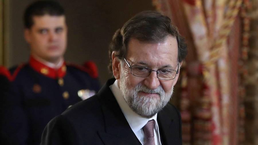 Mariano Rajoy en la recepción de embajadores. Sin lapsus. EFE