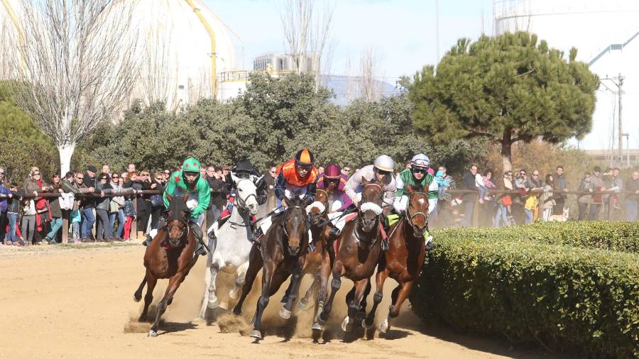 Les curses de cavalls són un dels plats forts de la Festa Major d’Hivern. FOTO: ALBA MARINÉ