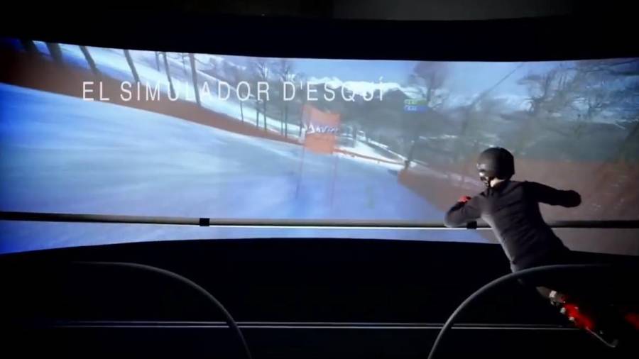 Captura del vídeo promocional de la feria y del simulador