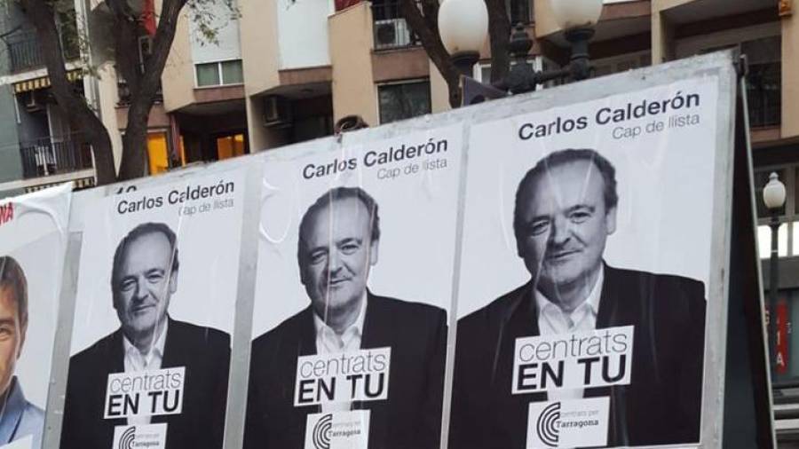 Imagen del cartel electoral de ‘Centrats’ en 2019. foto: Cedida