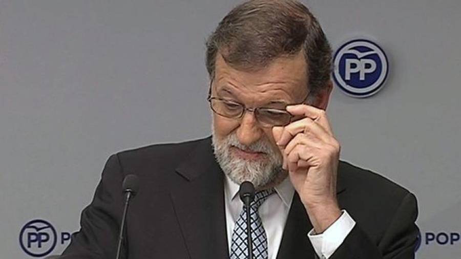 Mariano Rajoy anuncia que deja la presidencia del PP: EFE