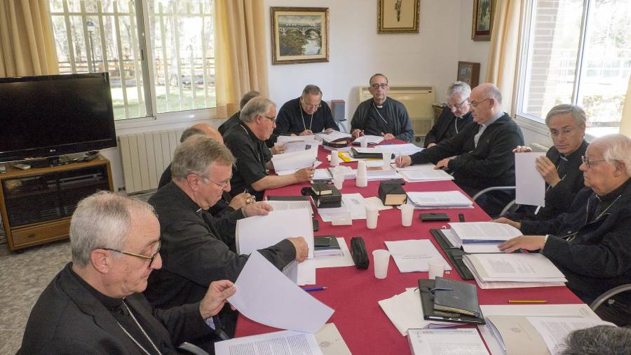 Reunión de la Conferencia Episcopal Tarraconense este año. FOTO: Conferencia Episcopal Tarraconense