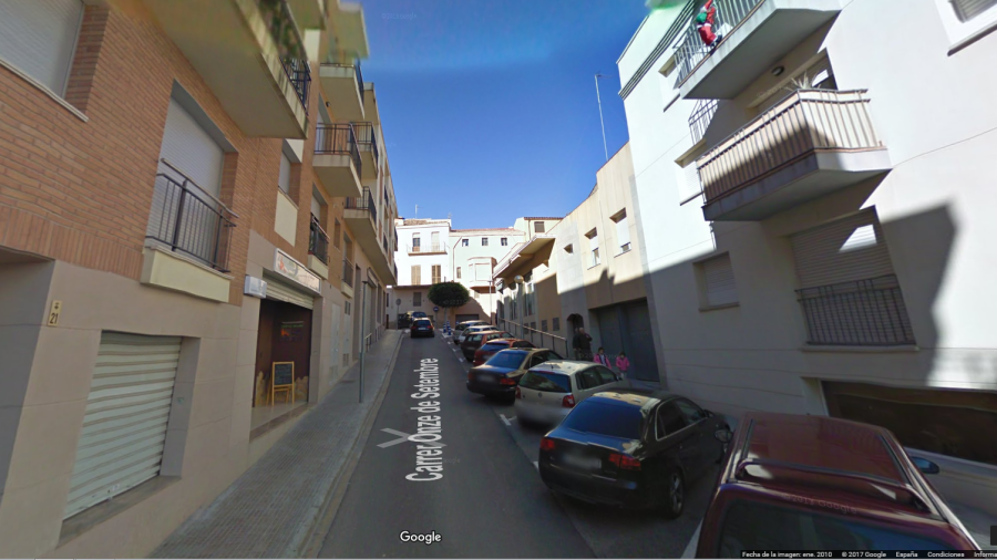 Els fets han tingut lloc al carrer Onze de Setembre. Foto: Google Maps