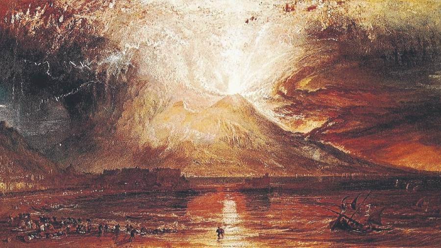 La erupción del Vesubio como imagen de lo sobrenatural