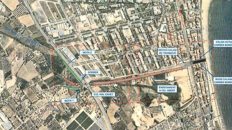 13 milions per canalitzar el barranc de Barenys de Salou