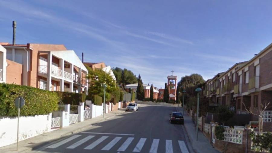 Imagen de la calle Montseny, donde tuvo lugar el incendio. Foto: GoogleMaps