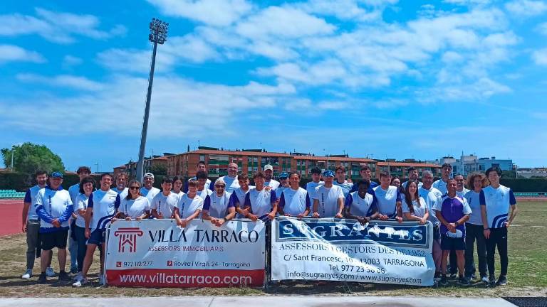 El masculino del CA Tarragona acabó el Estatal B en tercera posición. Foto: CA Atletismo