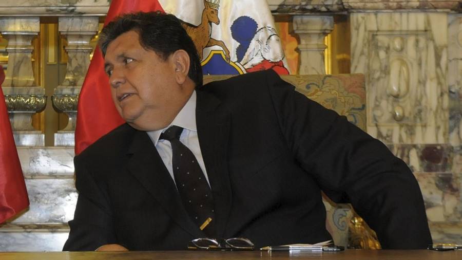El expresidente peruano fallecido, Alan Garc&iacute;a