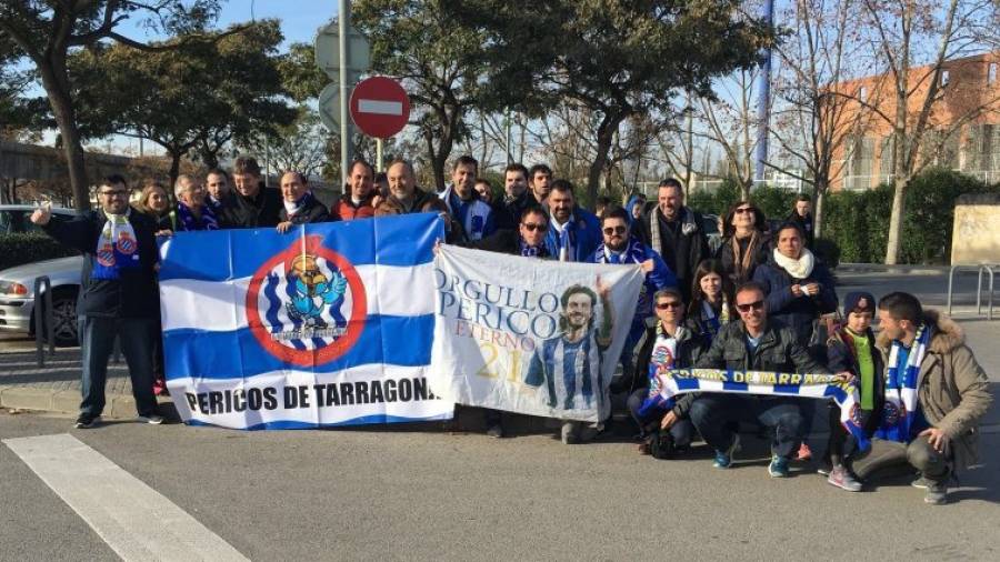 En menos de siete meses Pericos de Tarragona ha logrado movilizar a más de un centenar de seguidores de la ciudad de Tarragona. Foto: Pericos de Tarragona