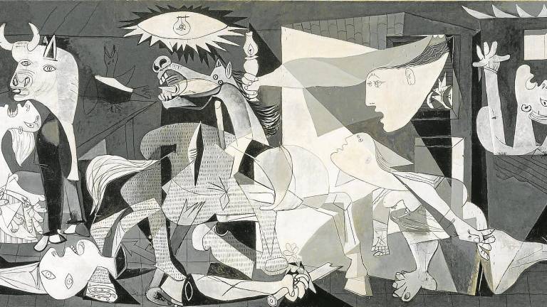 A la izquierda, ‘Guernica’, 1937. Museo Nacional Centro de Arte Reina Sofía. FOTO: ©SUCESSION PICASSO, VEGAP, 2017