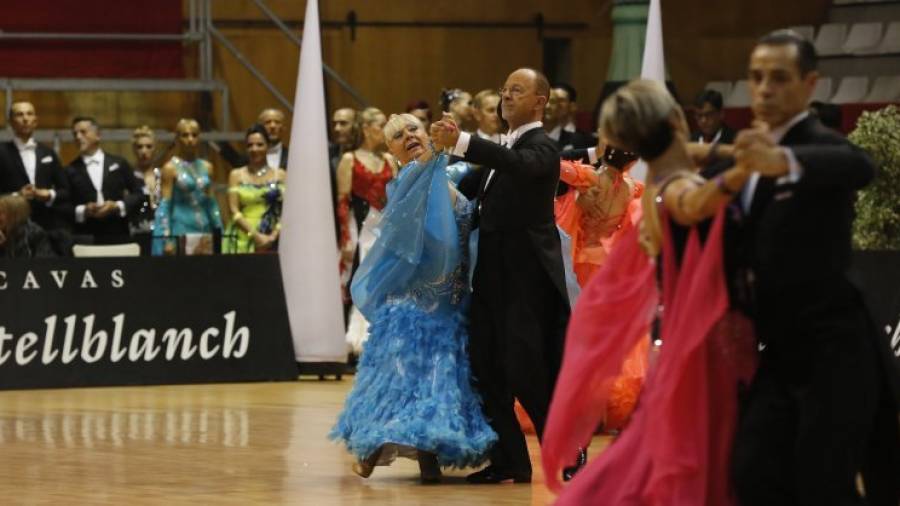 Los bailarines ya fueron los protagonistas, ayer, en la primera jornada del Spanish Open. Foto: pere ferré