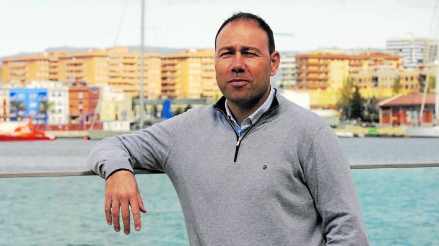 Berni Álvarez, la pasada semana en la Marina Port Tarraco. FOTO: Lluís Milián