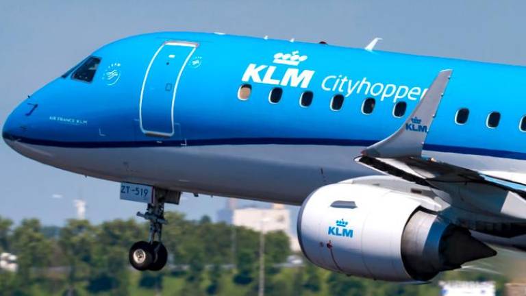 Un avión de la compañía KLM. Foto: KLM